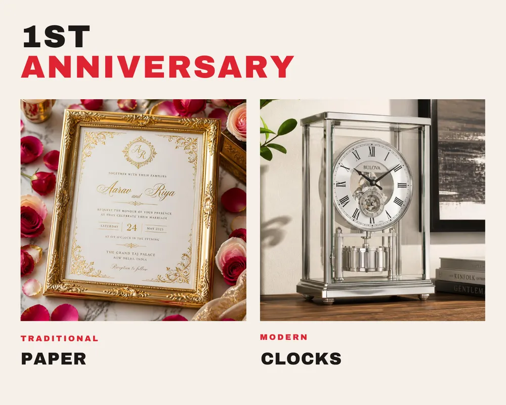 Year 1 anniversary gift idea: paper